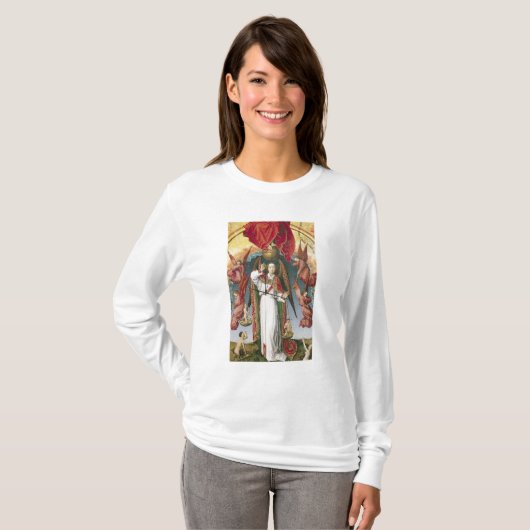 St. Michael Weighing the Souls T-shirt (Voorkant volledig)