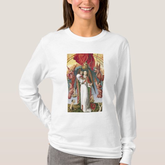 St. Michael Weighing the Souls T-shirt (Voorkant)