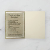 St. Michael Wenskaart w/prayer Kaart (Binnen)