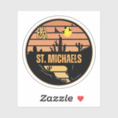 St. Michaels, Arizona Sticker (Vel)