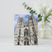 St. Michaels Church Brussels Belgium Briefkaart (Staand voorkant)