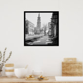 St. Michael's Church in Charleston, SC 1865 Poster (Keuken)