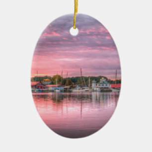 St. Michaels Harbour Keramisch Ornament