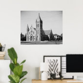 St. Michael's katholieke kerk Poster (Thuiskantoor)