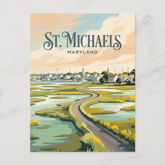 St. Michaels Maryland Briefkaart (Voorkant)