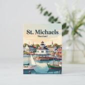 St. Michaels Maryland Briefkaart (Staand voorkant)