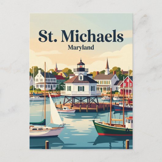 St. Michaels Maryland Briefkaart (Voorkant)