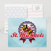St. Michaels, MD Briefkaart (Voorkant / Achterkant)