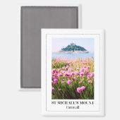 St Michael's Mount, Cornwall, Verenigd Koninkrijk Magneet (Voorkant / Achterkant)