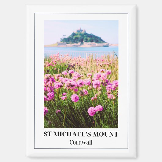 St Michael's Mount, Cornwall, Verenigd Koninkrijk Magneet (Voorkant)