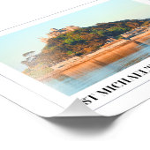 St. Michael's Mount, Cornwall, Verenigde Staten Foto Afdruk (Hoek)