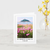 St. Michael's Mount, Cornwall, Verenigde Staten Kaart (Gele Bloem)