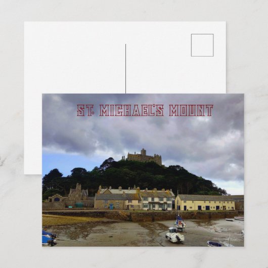 St. Michael's Mount in Cornwall Briefkaart (Voorkant / Achterkant)
