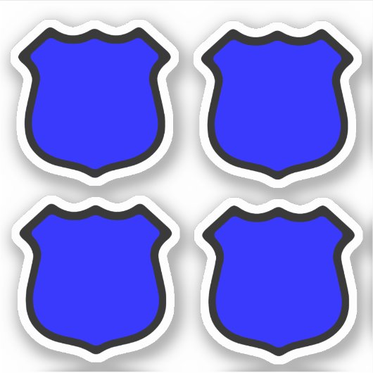 St. Michael's Shield 4-UP Sticker (Voorkant)