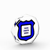 St. Michael's Shield Octagonal Fotoblokken (Links)