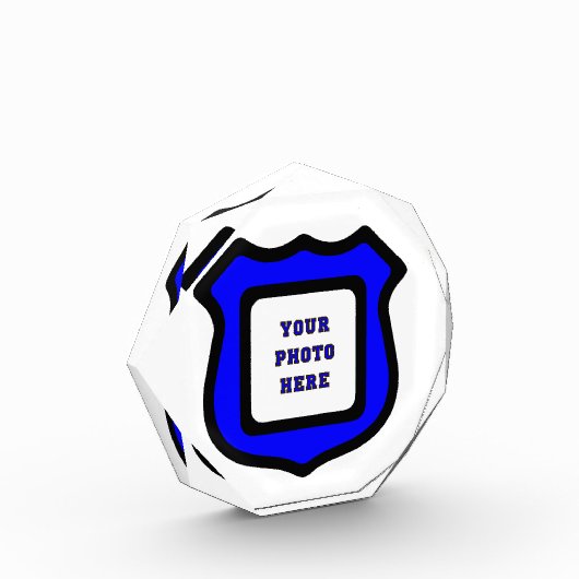 St. Michael's Shield Octagonal Fotoblokken (Links)