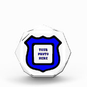 St. Michael's Shield Octagonal Fotoblokken (Voorkant)