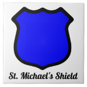 St. Michael's Shield Tegeltje (Voorkant)