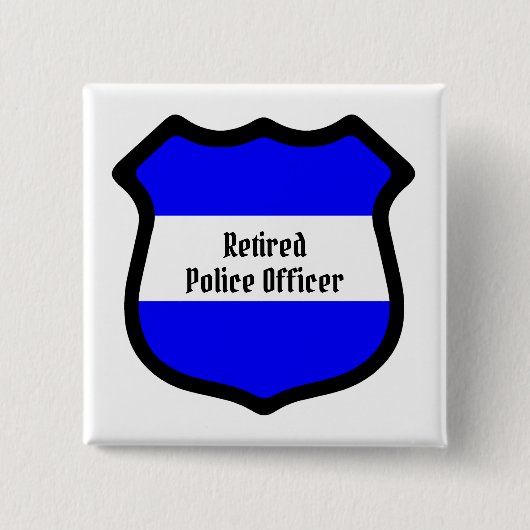 St. Michael's Shield Vierkante Button 5,1 Cm (Voorkant)