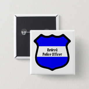 St. Michael's Shield Vierkante Button 5,1 Cm