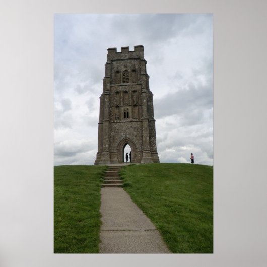 St. Michael's Tower op Glastonbury Tor Poster (Voorkant)
