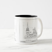 St. Michael's - Zuidhoogte Tweekleurige Koffiemok (Voorkant rechts)