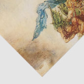 “St Micheal Vanquishing Satan” by Gustave Moreau Tissuepapier (Detail)