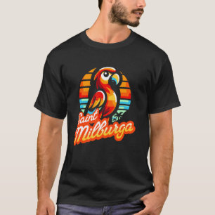 St Milburga Wilde Vogels Papegaai Shropshire Dag K T-shirt