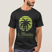 St Min Caribisch eiland T-shirt (Voorkant)