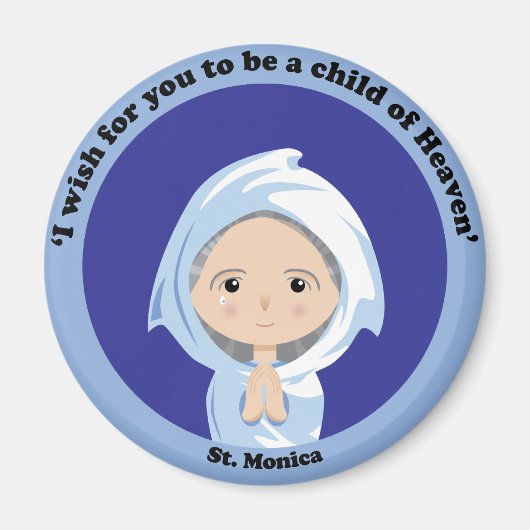 St. Monica Magneet (Voorkant)