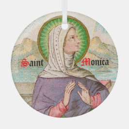 St. Monica of Tagaste (SAU 047; detail) Glas Ornament