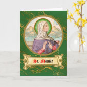 St. Monica of Tagaste (SAU 047; detail) Kaart (Gele Bloem)