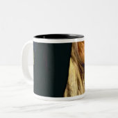 St. Monica Tweekleurige Koffiemok (Voorkant links)
