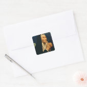 St. Monica Vierkante Sticker (Envelop)