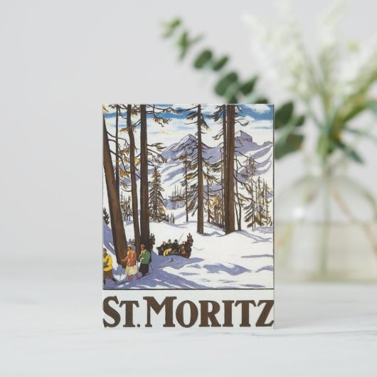 St.Moritz Briefkaart (Staand voorkant)