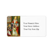 St. Nicholas  Adres Label (Voorkant)