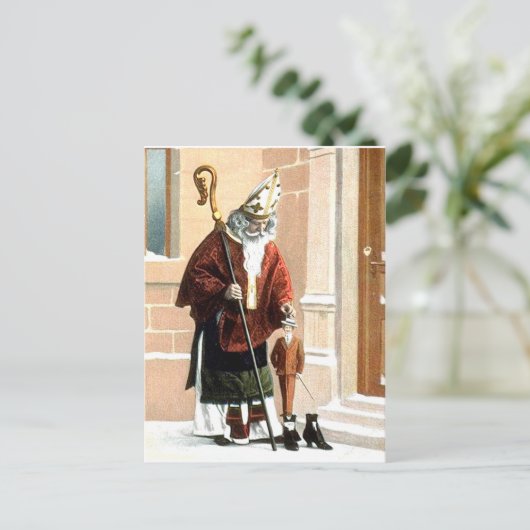 St. Nicholas Briefkaart (Staand voorkant)
