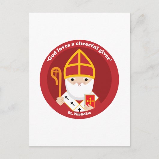 St. Nicholas Briefkaart (Voorkant)