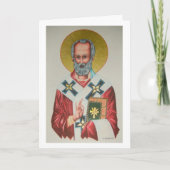 St Nicholas Christmas Kaart (Voorkant)