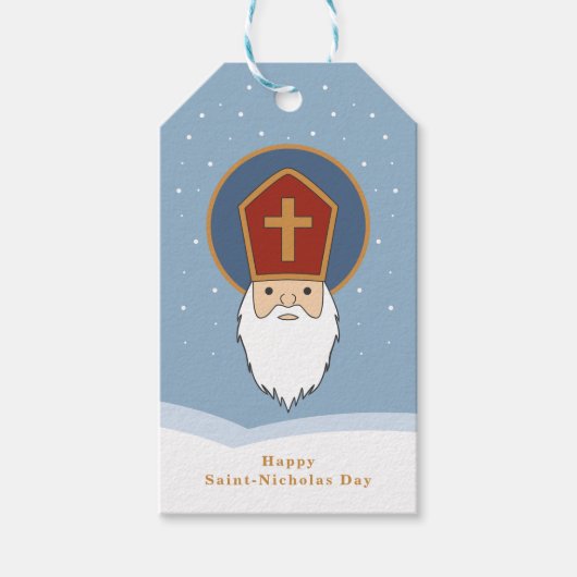 St Nicholas Day Gift Label Cadeaulabel (Voorkant)