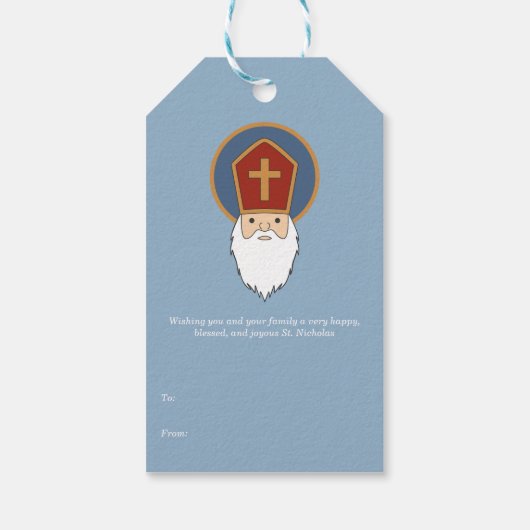 St Nicholas Day Gift Label Cadeaulabel (Achterkant)