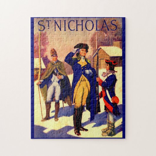 St. Nicholas Februari 1929 George Washington cover Legpuzzel (Verticaal)