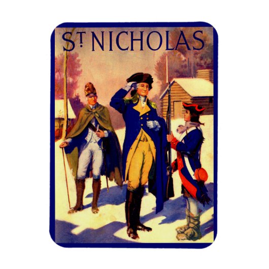 St. Nicholas Februari 1929 George Washington cover Magneet (Verticaal)