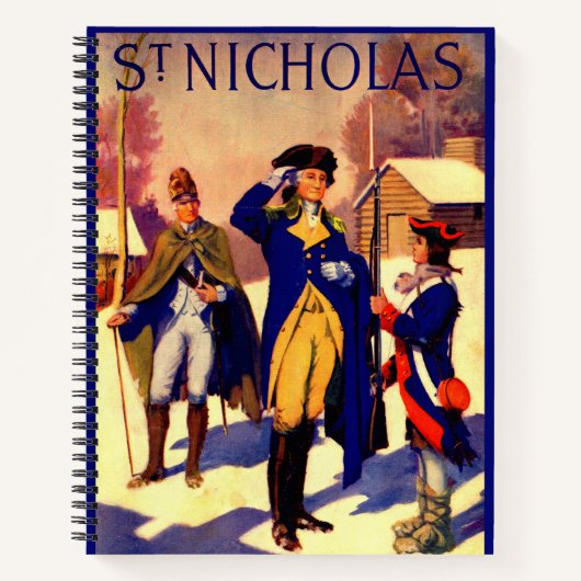 St. Nicholas Februari 1929 George Washington cover Notitieboek (Voorkant)