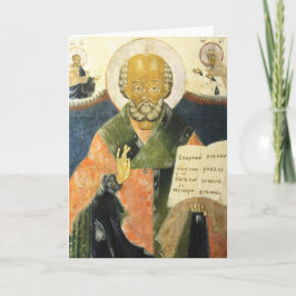 St. Nicholas Feestdagen Kaart