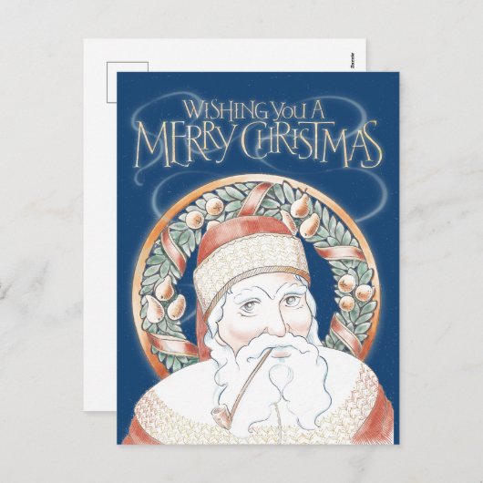 St Nicholas Feestdagenkaart (Voorkant / Achterkant)