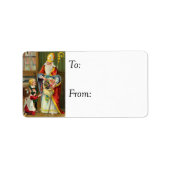 St Nicholas Gift Label (Voorkant)