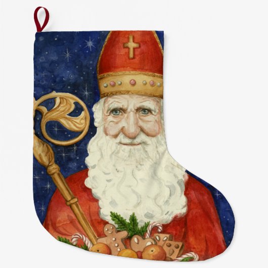 St. Nicholas Grote Kerstsok (Voorkant)