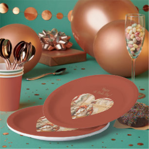 St. Nicholas Heart Sinterklaas St. Nick's Day Pape Papieren Bordje