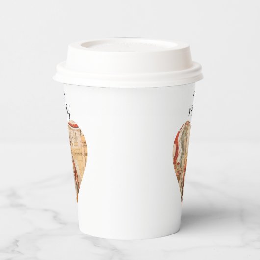 St. Nicholas Heart Sinterklaas St. Nick's Day Papieren Bekers (Links)